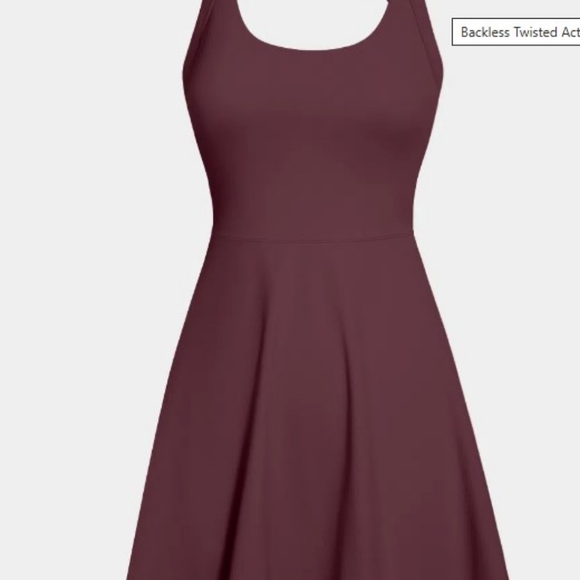 2 Halara Backless Twisted Active Easy Peazy Dresses - Picture 3 of 4